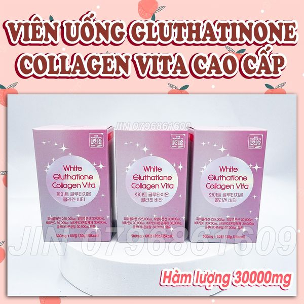 Công dụng chính của White Glutathione Collagen Vita là gì?
